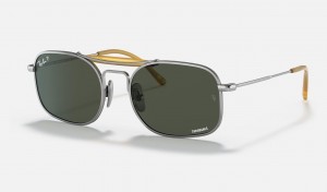 Ray Ban RB8062 Titanium Men's Sunglasses Green | 30591-NPGO