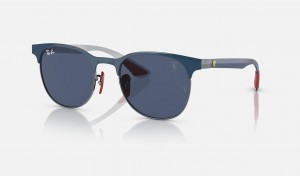 Ray Ban RB8327m Scuderia Ferrari Collection Women's Sunglasses Blue | 75839-QOXK