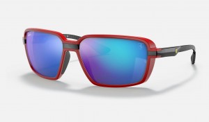 Ray Ban RB8360m Scuderia Ferrari Collection Women's Sunglasses Blue | 20196-VOFL