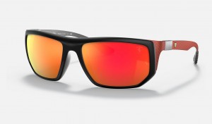 Ray Ban RB8361m Scuderia Ferrari Collection Men's Sunglasses Orange | 51983-XWTA