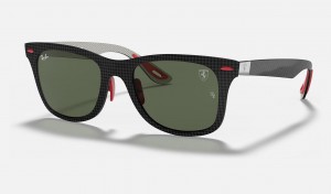 Ray Ban RB8395m Scuderia Ferrari Collection Women's Sunglasses Green | 01537-PVSE