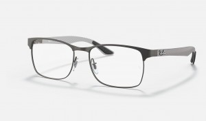 Ray Ban RB8416 Optics Men's Eyeglasses Grey | 56270-GUFI