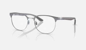 Ray Ban RB8422 Optics Men's Eyeglasses Silver | 52730-BNDL