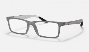 Ray Ban RB8901 Optics Men's Eyeglasses Grey | 28574-PFJY