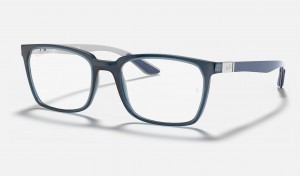 Ray Ban RB8906 Optics Men's Eyeglasses Blue | 81569-HKXZ