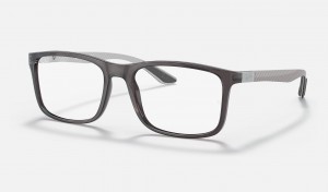 Ray Ban RB8908 Optics Men's Eyeglasses Grey | 98420-ORPE