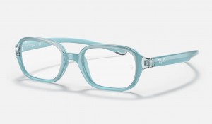 Ray Ban RB9074 Optics Kids' Eyeglasses Blue | 08314-DAOG