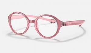 Ray Ban RB9075 Optics Kids' Eyeglasses Pink | 54209-RZUT