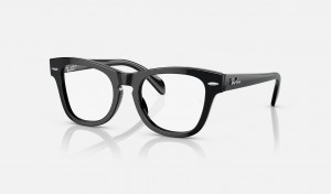 Ray Ban RB9707v Optics Kids' Eyeglasses Black | 25798-JOYV