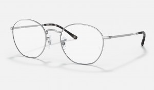 Ray Ban Rob Optics Men's Eyeglasses Silver | 96584-WEFG