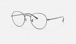 Ray Ban Round Metal Optics Ii Women's Eyeglasses Silver | 36875-SUAY