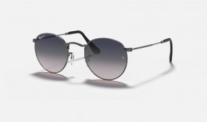 Ray Ban Round Metal @collection Women's Sunglasses Grey | 07256-UHPL