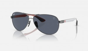 Ray Ban Scuderia Ferrari Las Vegas Ltd | Rb8331m Men's Sunglasses Grey | 19720-DTXC