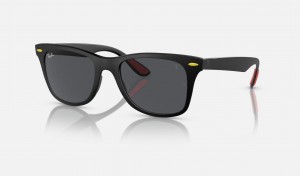 Ray Ban Scuderia Ferrari Spain Ltd | Customized By Carlos Sainz Men's Sunglasses Grey | 64528-MWUY