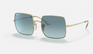 Ray Ban Square 1971 Classic Women's Sunglasses Blue | 50173-PTSJ