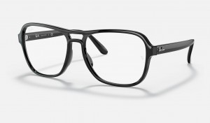 Ray Ban State Side Optics Men's Eyeglasses Black | 86403-MIKZ