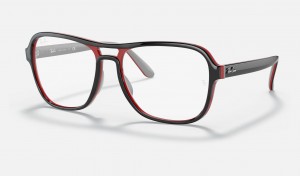 Ray Ban State Side Optics Men's Eyeglasses Black | 15843-AZLF