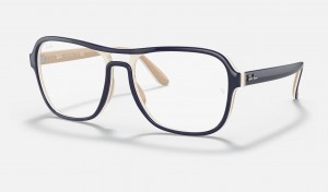 Ray Ban State Side Optics Men's Eyeglasses Blue | 50763-GHXS