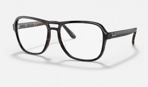 Ray Ban State Side Optics Women's Eyeglasses Black | 19705-OTYB