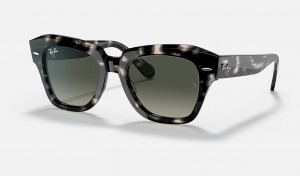 Ray Ban State Street Fleck Men's Sunglasses Grey | 78630-CEPG