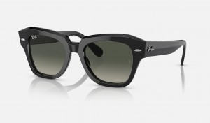 Ray Ban State Street Men's Sunglasses Grey | 36720-XRTL