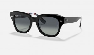 Ray Ban State Street Men's Sunglasses Grey | 24708-UXSG