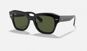 Ray Ban State Street Men's Sunglasses Green | 32790-PGOE