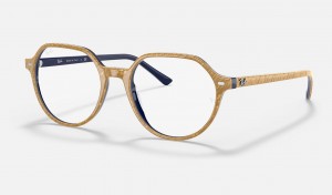 Ray Ban Thalia Optics Men's Eyeglasses Beige | 28415-EMUG