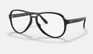 Ray Ban Vagabond Optics Men's Eyeglasses Black | 38510-IHPT