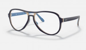 Ray Ban Vagabond Optics Men's Eyeglasses Blue | 19473-KMVC