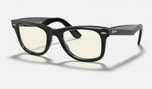 Ray Ban Wayfarer Clear Evolve Men's Sunglasses Grey | 30275-UJXN