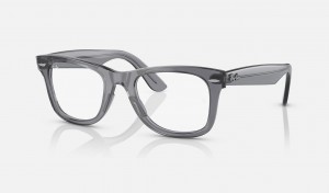 Ray Ban Wayfarer Ease Optics Men's Eyeglasses Grey | 60825-YCHS