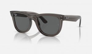 Ray Ban Wayfarer Reverse Men's Sunglasses Grey | 18650-LPUR