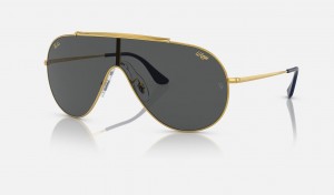 Ray Ban Wings Men's Sunglasses Grey | 08719-HYSV