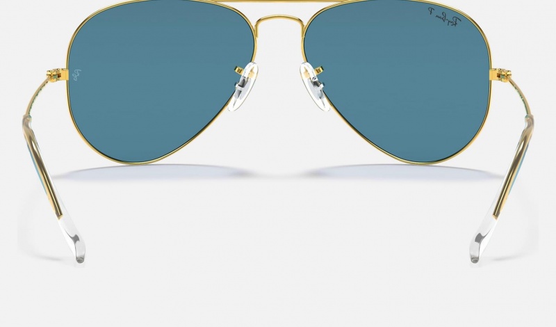 Ray Ban Aviator Classic Men's Sunglasses Blue | 27108-PUFO