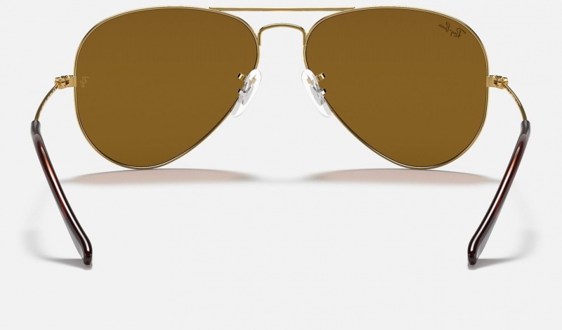 Ray Ban Aviator Classic Women's Sunglasses Brown | 04219-WXTJ