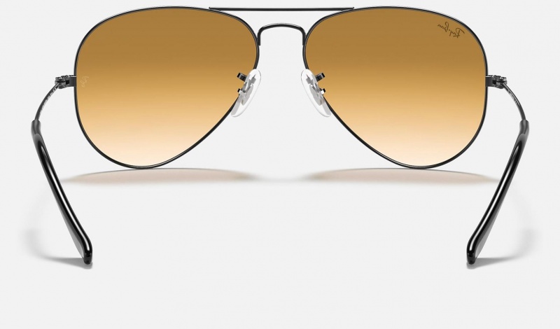 Ray Ban Aviator Gradient Men's Sunglasses Brown | 54382-HSZC