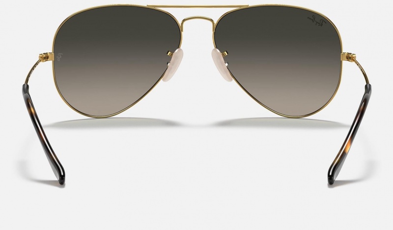 Ray Ban Aviator Havana Collection Women's Sunglasses Grey | 20486-EGKV