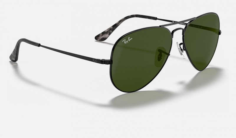 Ray Ban Aviator Metal Ii Men's Sunglasses Green | 02836-XGTJ