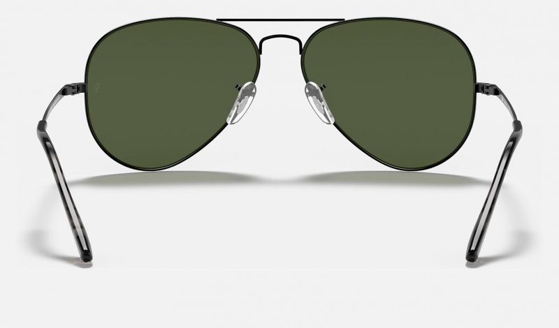 Ray Ban Aviator Metal Ii Men's Sunglasses Green | 02836-XGTJ