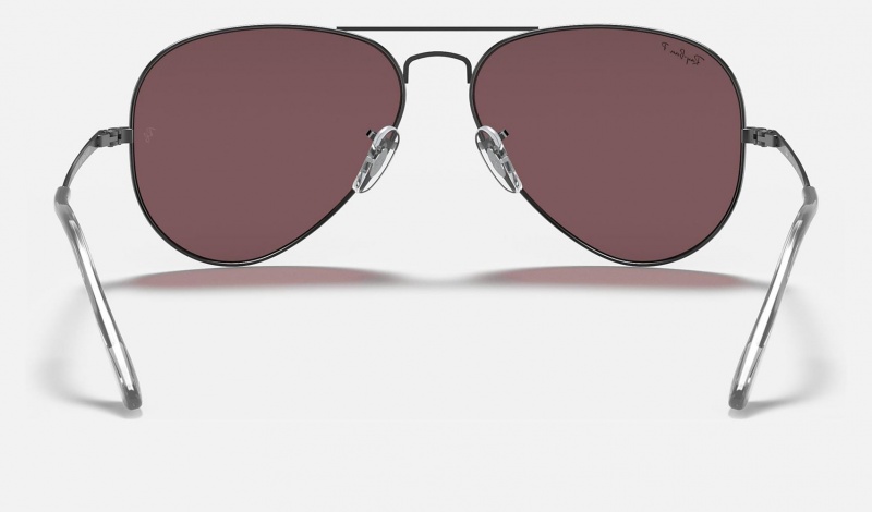 Ray Ban Aviator Metal Ii Women's Sunglasses Purple | 75932-TLNF