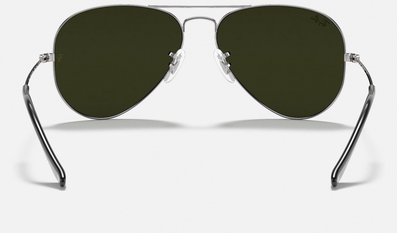 Ray Ban Aviator Mirror Women's Sunglasses Silver | 98604-SWAE