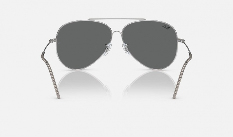 Ray Ban Aviator Reverse Men's Sunglasses Grey | 80329-XVGY