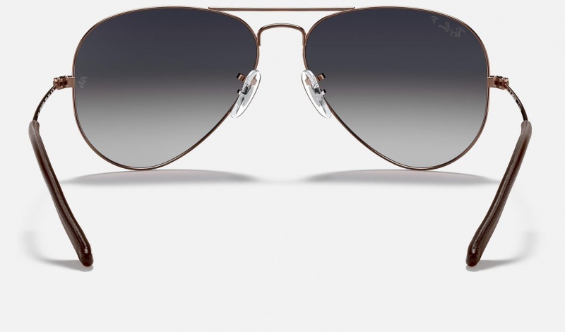 Ray Ban Aviator @collection Men's Sunglasses Blue | 46120-ROUK