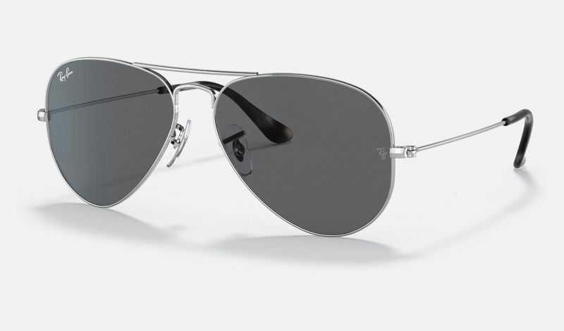 Ray Ban Aviator @collection Women\'s Sunglasses Grey | 57940-TCEU