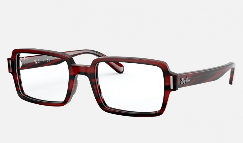 Ray Ban Benji Optics Women's Eyeglasses Red | 53947-BYMN