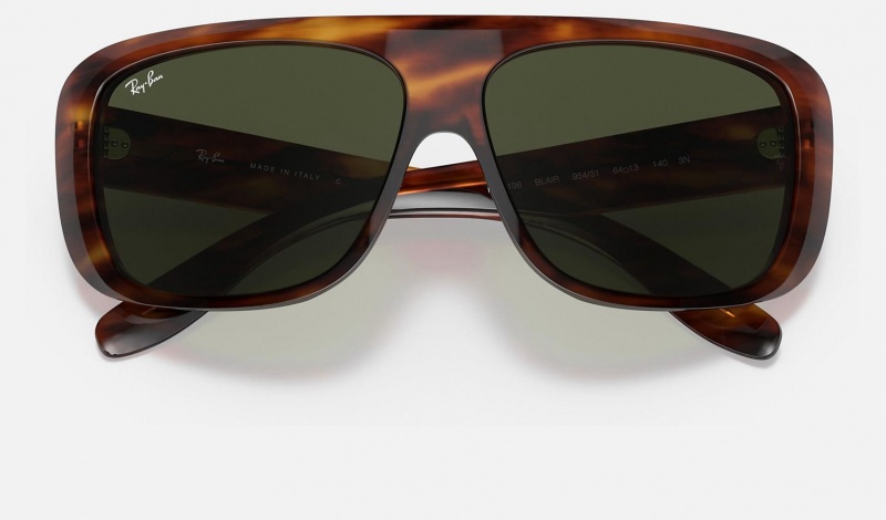 Ray Ban Blair Men's Sunglasses Green | 16350-OGQM