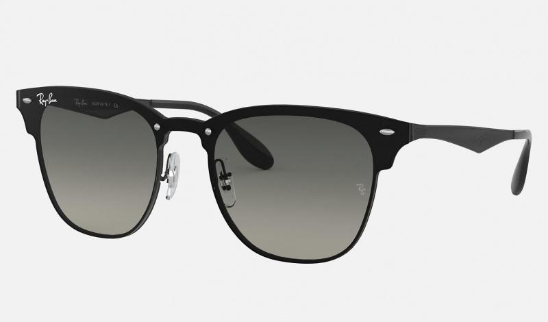 Ray Ban Blaze Clubmaster Men\'s Sunglasses Grey | 97038-BCAI