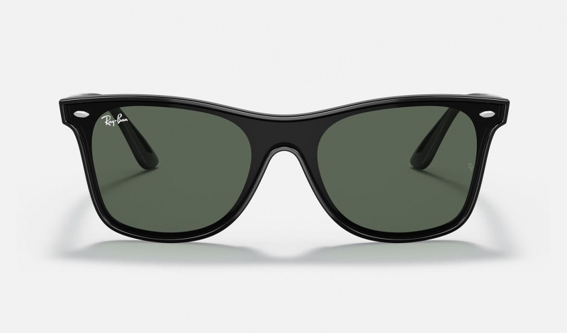 Ray Ban Blaze Wayfarer Men's Sunglasses Green | 81076-EXAB