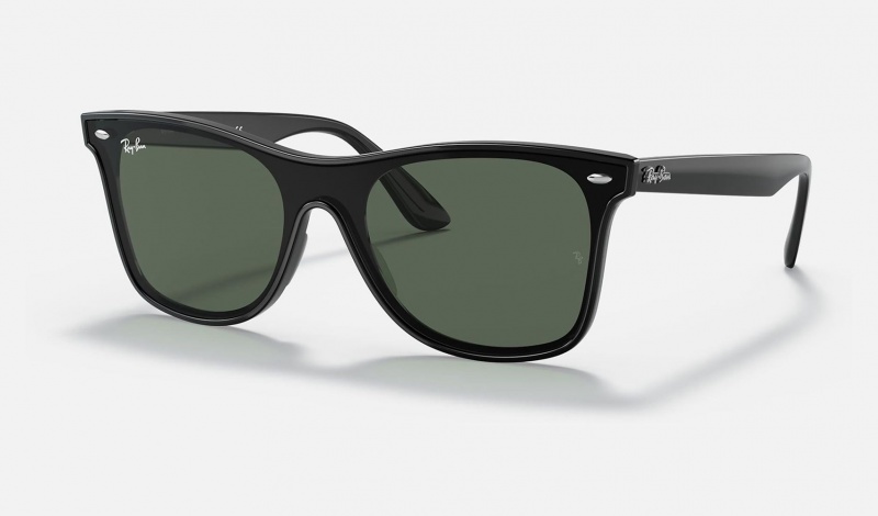 Ray Ban Blaze Wayfarer Men\'s Sunglasses Green | 81076-EXAB